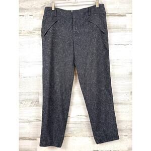 Anthropologie Elevenses Womens 6 Brighton Gray Speckled Dress Pants Trendy
